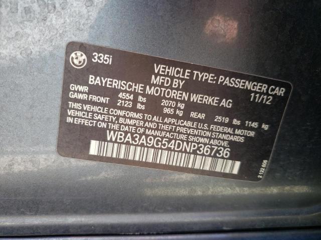 VIN WBA3A9G54DNP36736 2013 BMW 3 SERIES no.12