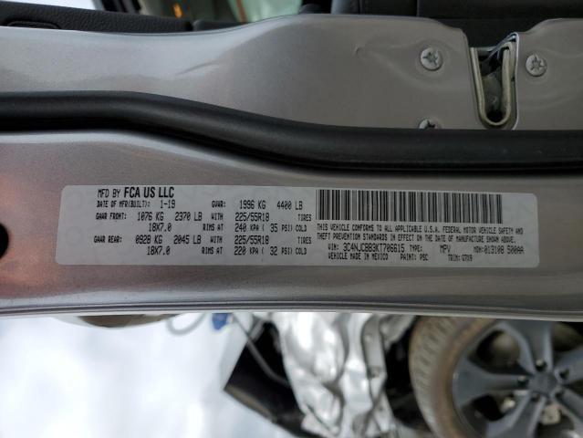 3C4NJCBB3KT706615 Jeep Compass Latitude