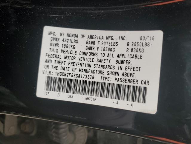2016 HONDA ACCORD EXL 1HGCR2F88GA173878