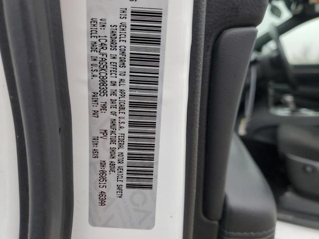 2019 JEEP ALL OTHER - 1C4RJFAG5KC808395