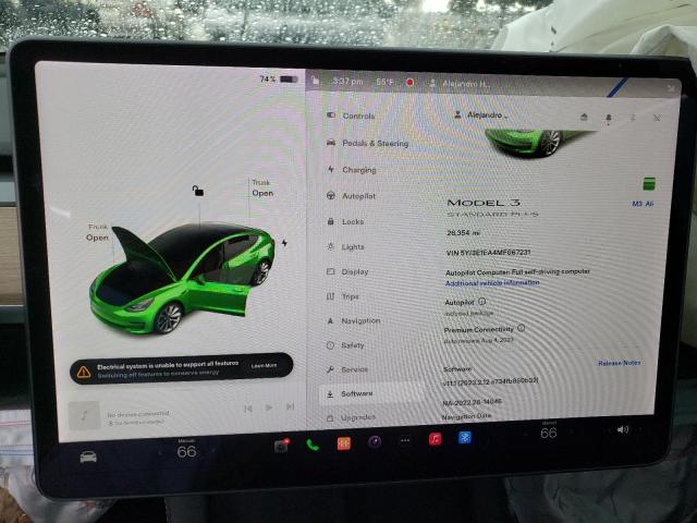 5YJ3E1EA4MF067231 Tesla MODEL 3