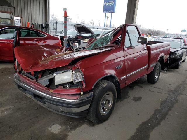 Salvage trucks for sale at Fort Wayne, IN auction: 1996 Ford F150