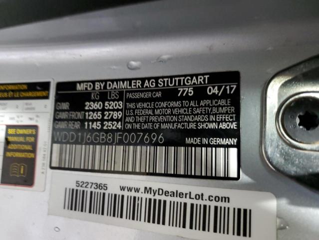 2018 MERCEDES-BENZ E 400 4MAT - WDD1J6GB8JF007696