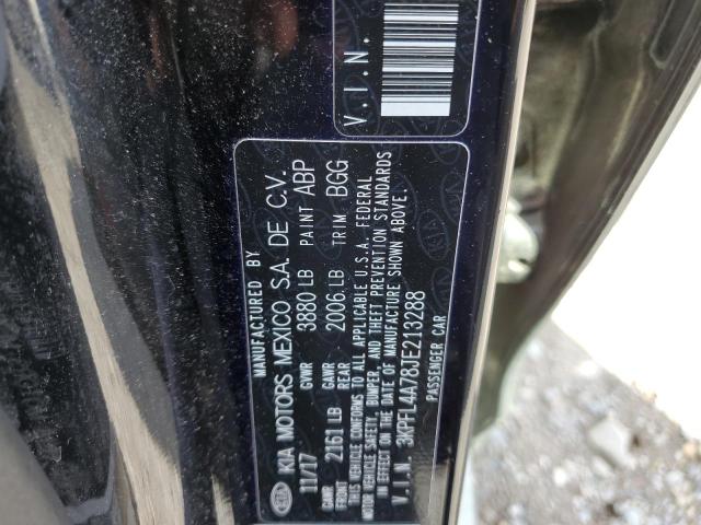 3KPFL4A78JE213288 KIA FORTE LX