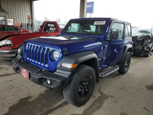 Jeep Wrangler salvage cars for sale: 2018 Jeep Wrangler Sport