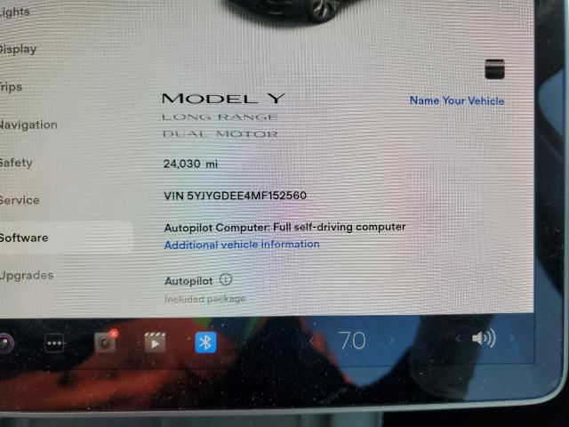 5YJYGDEE4MF152560 Tesla Model Y