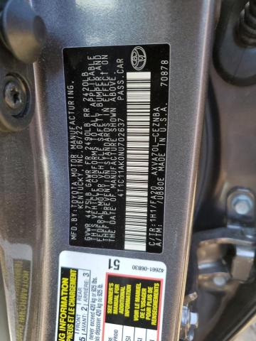 2022 TOYOTA CAMRY LE - 4T1C11AK0NU702637