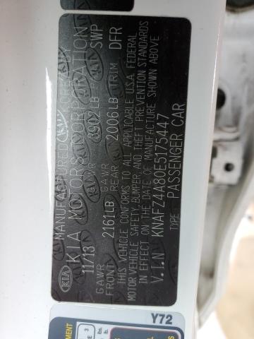 KNAFZ4A80E5175447 KIA FORTE EX
