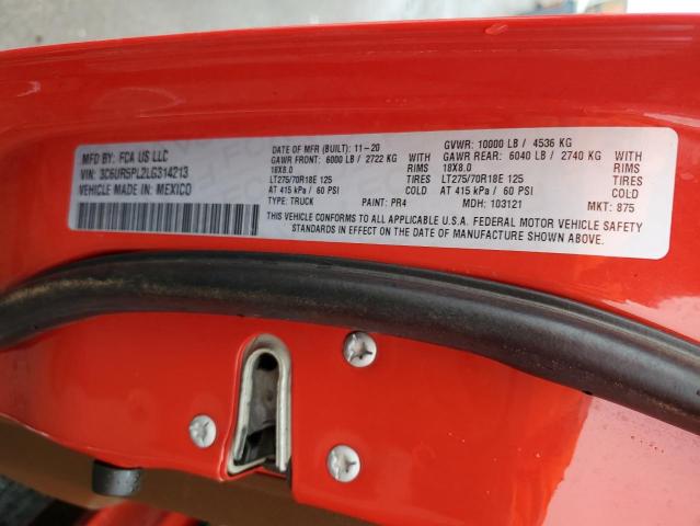 2020 RAM 2500 LONGH - 3C6UR5PL2LG314213