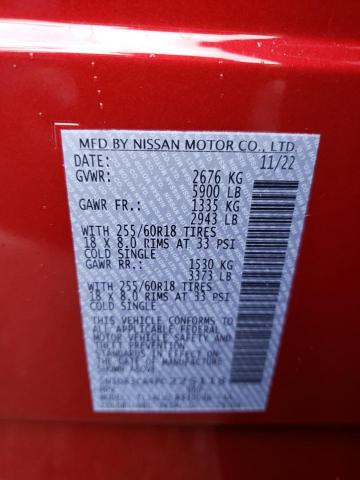 5N1DR3CA4PC225118 Nissan Pathfinder Sl