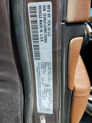 1C4RJFJG9MC793953 Jeep Grand Cherokee Summit