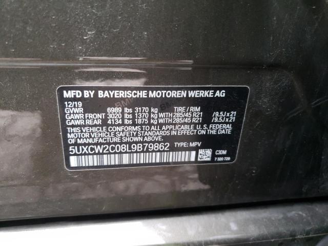 2020 BMW X7 XDRIVE4 - 5UXCW2C08L9B79862