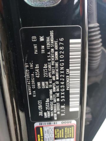 2022 KIA K5 EX - 5XXG34J2XNG102876