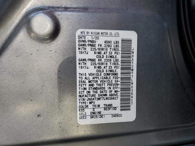 JN8AT2MT7LW039427 Nissan ROGUE S