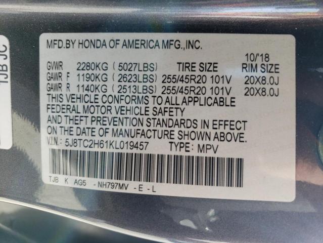 2019 ACURA RDX A-SPEC - 5J8TC2H61KL019457