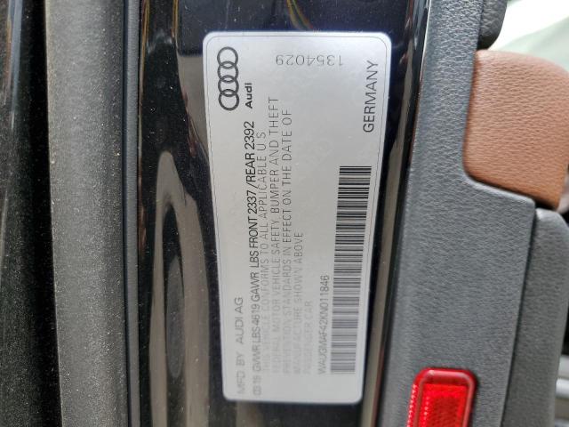 VIN WAUGMAF42KN011846 2019 Audi A4, Premium no.12