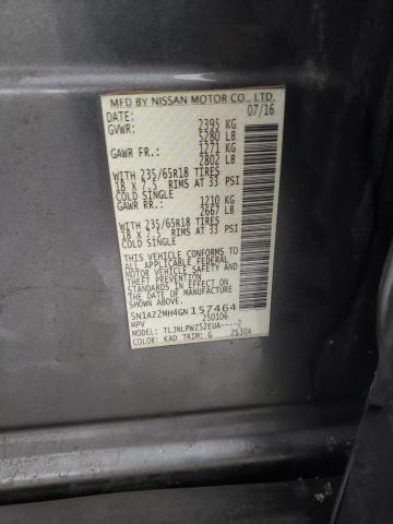 5N1AZ2MH4GN157464 Nissan MURANO S