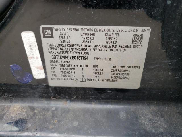 3GTU2VECXEG187794 GMC Sierra K1500 Slt