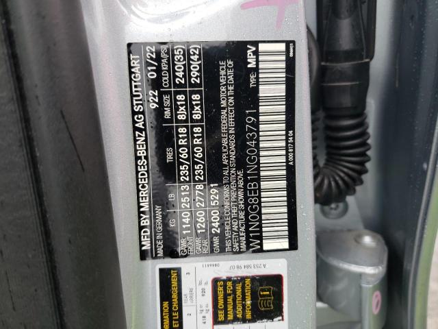 W1N0G8EB1NG043791 Mercedes-Benz Glc 300 4matic