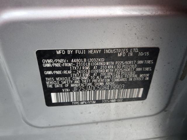 JF2SJADC5GH479903 Subaru Forester 2.5i Premium