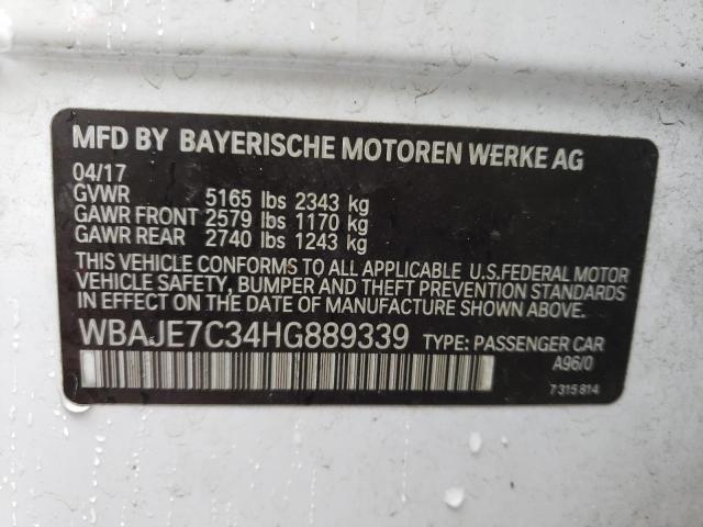 2017 BMW 540 XI - WBAJE7C34HG889339
