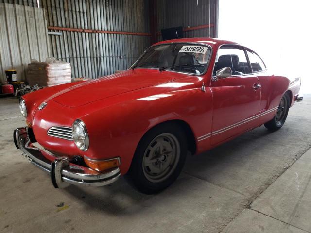 Classic salvage cars for sale at auction: 1973 Volkswagen Karmann Ghia