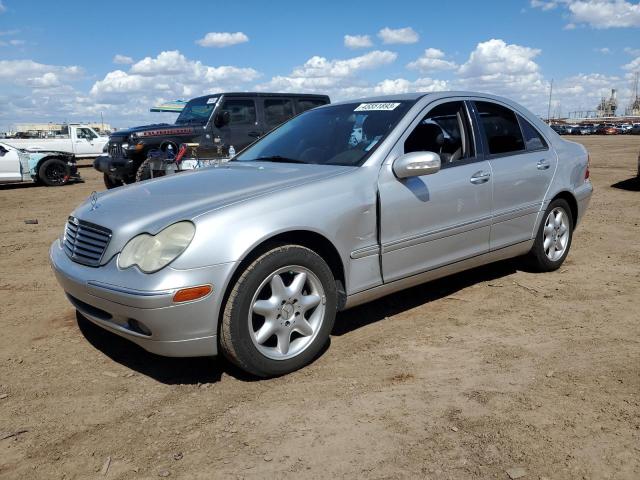 Mercedes-Benz salvage cars for sale: 2002 Mercedes-Benz C 240