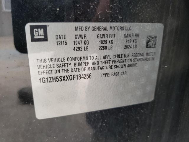 2016 CHEVROLET MALIBU PRE - 1G1ZH5SXXGF184256