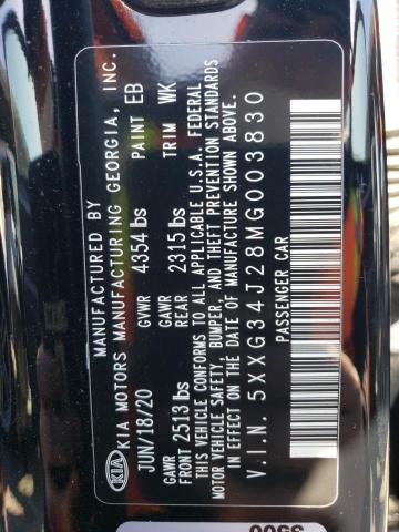 5XXG34J28MG003830 KIA K5 EX