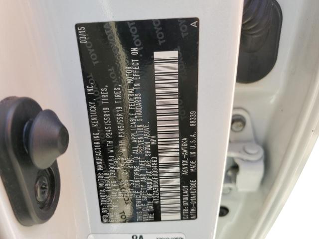 2015 TOYOTA VENZA LE - 4T3ZA3BB6FU094863