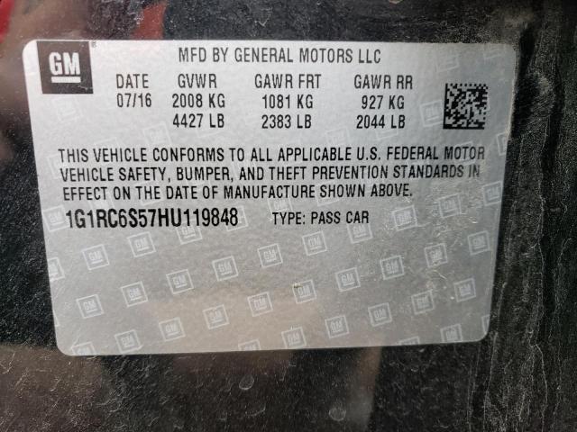 2017 CHEVROLET VOLT LT - 1G1RC6S57HU119848