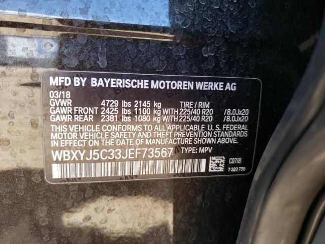 WBXYJ5C33JEF73567 BMW X2 Xdrive28i