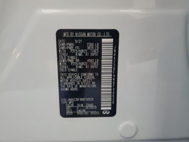 2022 INFINITI QX80 SENSO JN8AZ2BF9N9740628