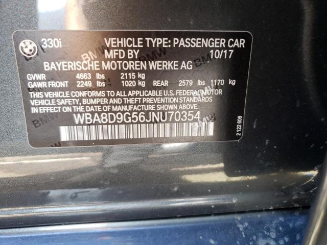 WBA8D9G56JNU70354 BMW 330 XI