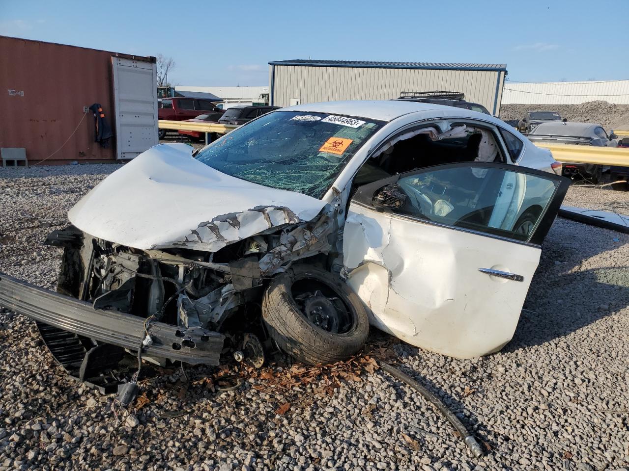 2014 Nissan Sentra S vin: 3N1AB7APXEY338282