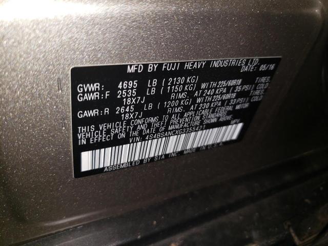 4S4BSANCXG3355421 Subaru Outback 2.5i Limited