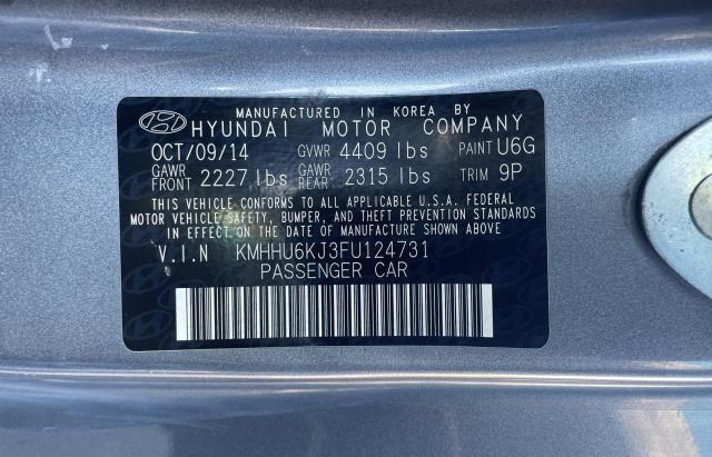 2015 HYUNDAI GENESIS CO - KMHHU6KJ3FU124731