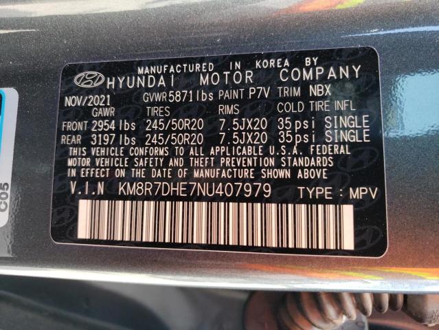 2022 HYUNDAI PALISADE C - KM8R7DHE7NU407979