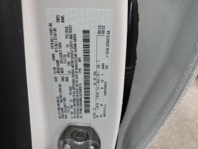 2020 FORD ESCAPE SE - 1FMCU0G66LUC68913