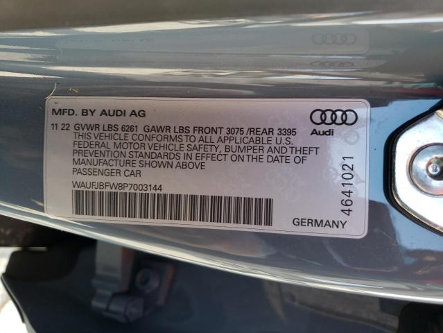 2023 AUDI E-TRON GT - WAUFJBFW8P7003144