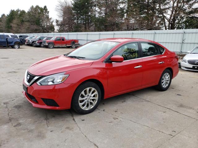Salvage cars for sale from Copart Eldridge, IA: 2018 Nissan Sentra S