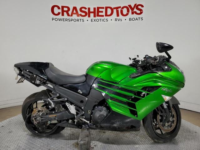 Salvage motorcycles for sale at Dallas, TX auction: 2017 Kawasaki ZX1400 J