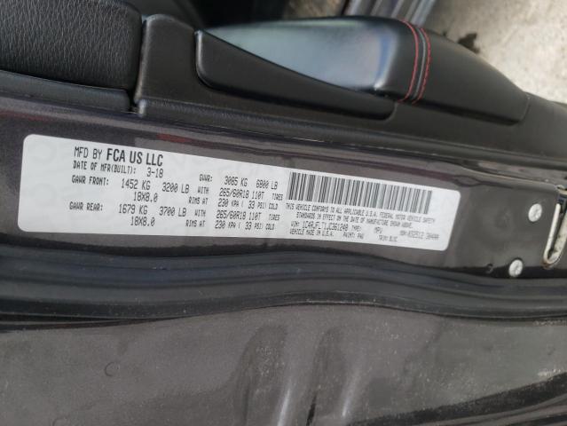 1C4RJFLT1JC361248 Jeep Grand Cherokee Trailhawk
