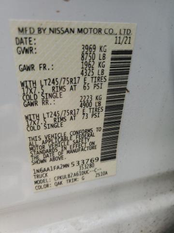 1N6AA1FA2MN533769 Nissan TITAN XD S