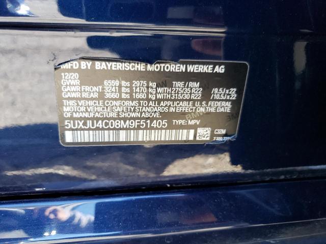 5UXJU4C08M9F51405 BMW X5 M50i