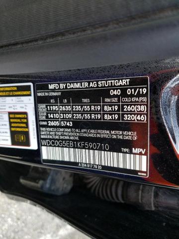 WDC0G5EB1KF590710 Mercedes-Benz Glc 350e