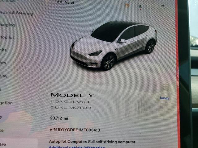 5YJYGDEE1MF083410 Tesla Model Y