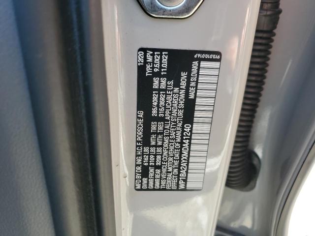 2021 PORSCHE CAYENNE CO WP1BA2AYXMDA41240