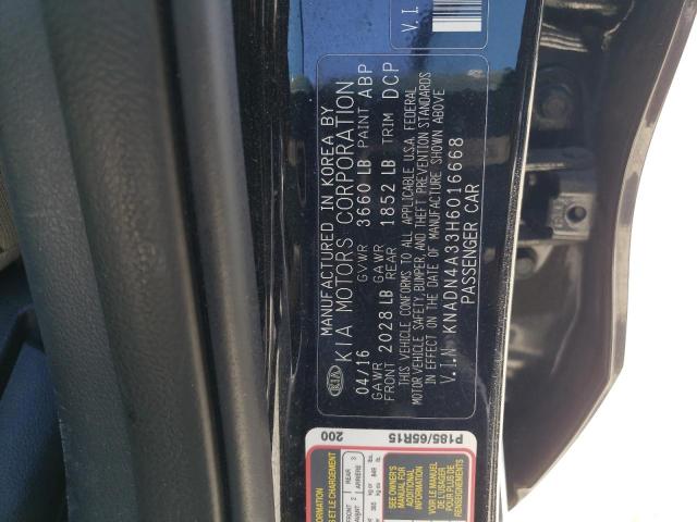 2017 KIA RIO EX - KNADN4A33H6016668