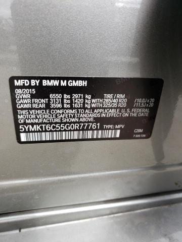 5YMKT6C55G0R77761 BMW X5 M
